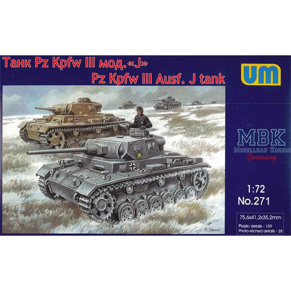 UM 1/72 Sd.Kfz. 141 Pz.Kpfw. III Ausf. J (271)