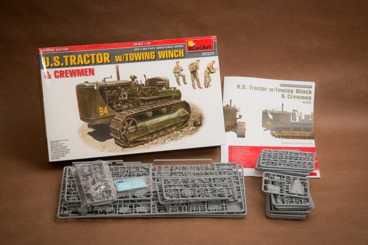 MiniArt 1/35 U.S. Tractor w/Towing Winch & Crewmen / Special Edition (35225)