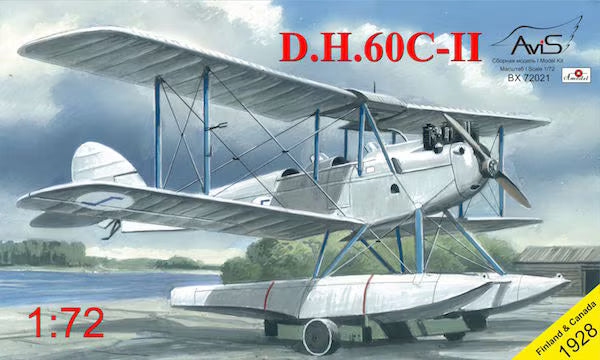 Avis 1/72 D.H.60C-II Moth Finland (BX 72021) — New — D.H.60 Moth, Finnish Aircraft, Floatplane