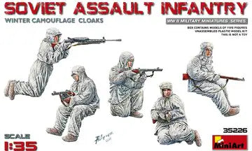 MiniArt 1/35 Soviet Assault Infantry Winter Camouflage Cloaks (35226)