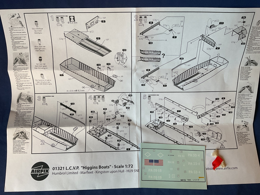 Airfix 1/72 LCVP Landing Craft (01321)