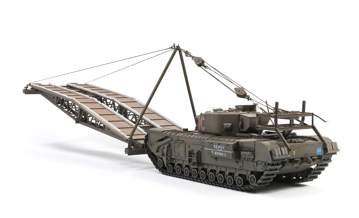 AFV Club 1/35 Churchill Mk.IV AVRE with SBG Bridge (AF35342)
