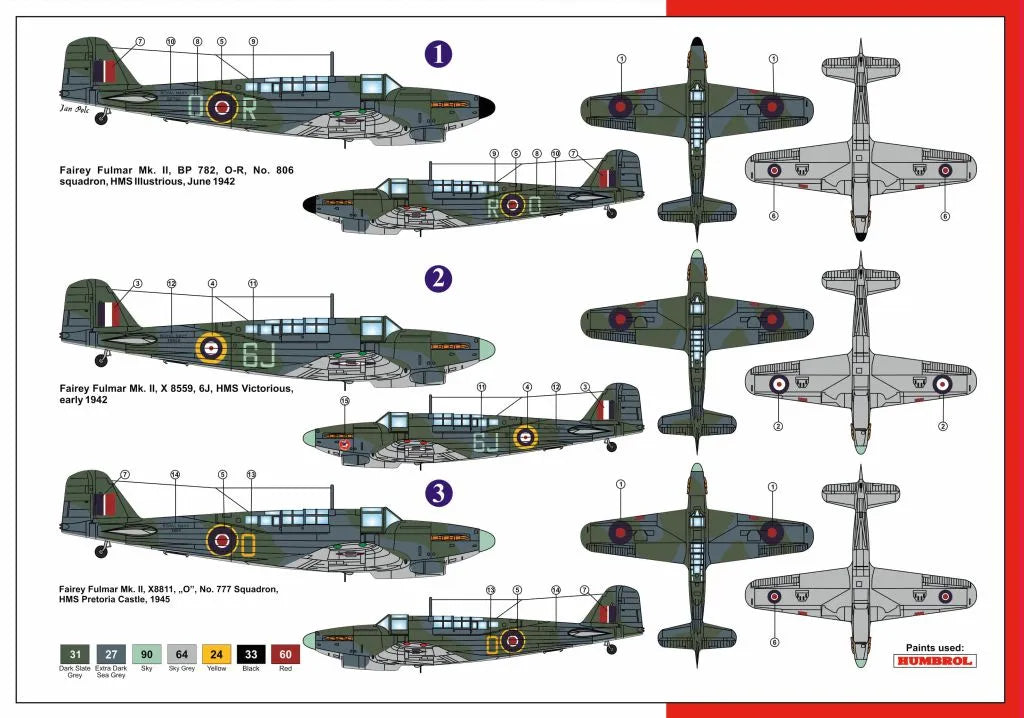AZmodel 1/72 British Naval Fighter Fairey Fulmar Mk.II (AZ 7566) — New — image 2 of 2