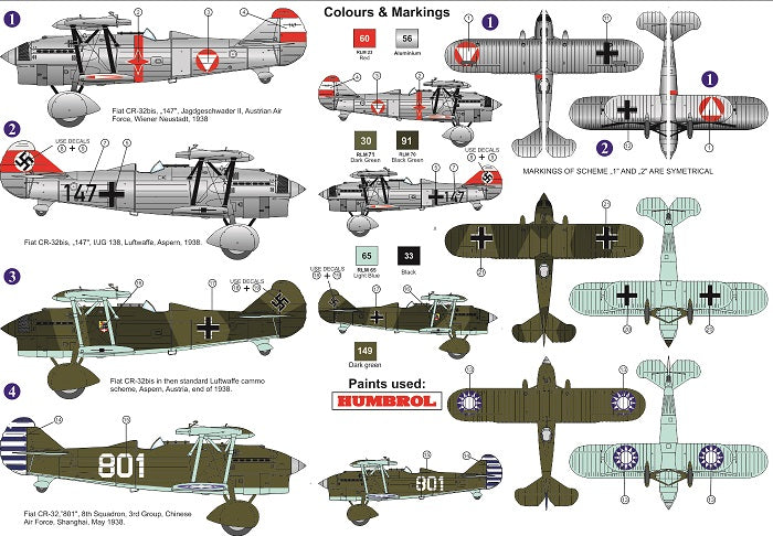 AZmodel 1/72 Fiat CR-32 "Chirri" Export (AZ 7612)