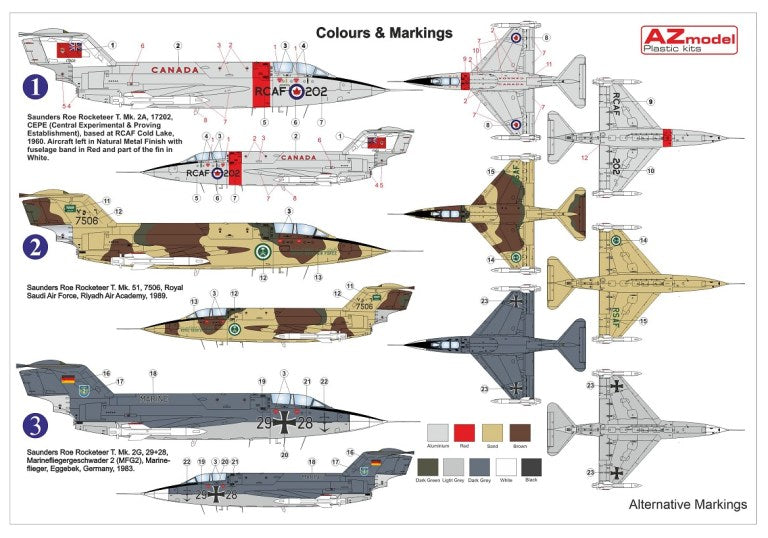 AZmodel 1/72 Saunders Roe Rocketeer T.Mk.51/2A/2G (AZ7692) — New — image 2 of 2