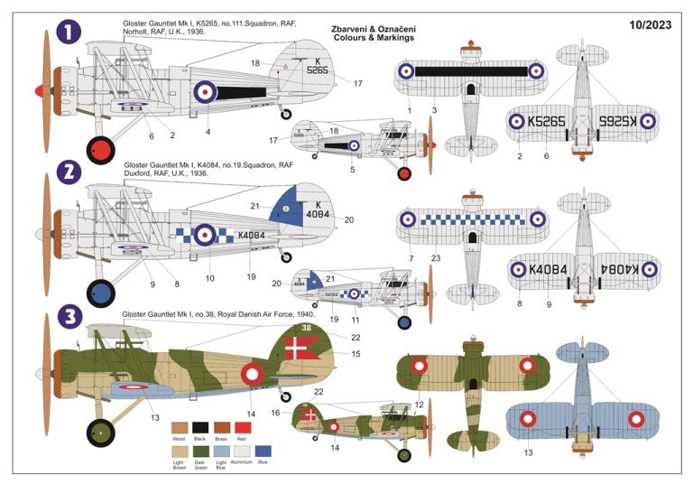 AZmodel 1/72 Gloster Gauntlet Mk.I (AZ 7866) — New — image 2 of 2