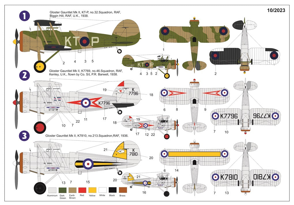 AZmodel 1/72 Gloster Gauntlet Mk.II "RAF" (AZ 7867) — New — zero-stock — image 2 of 2