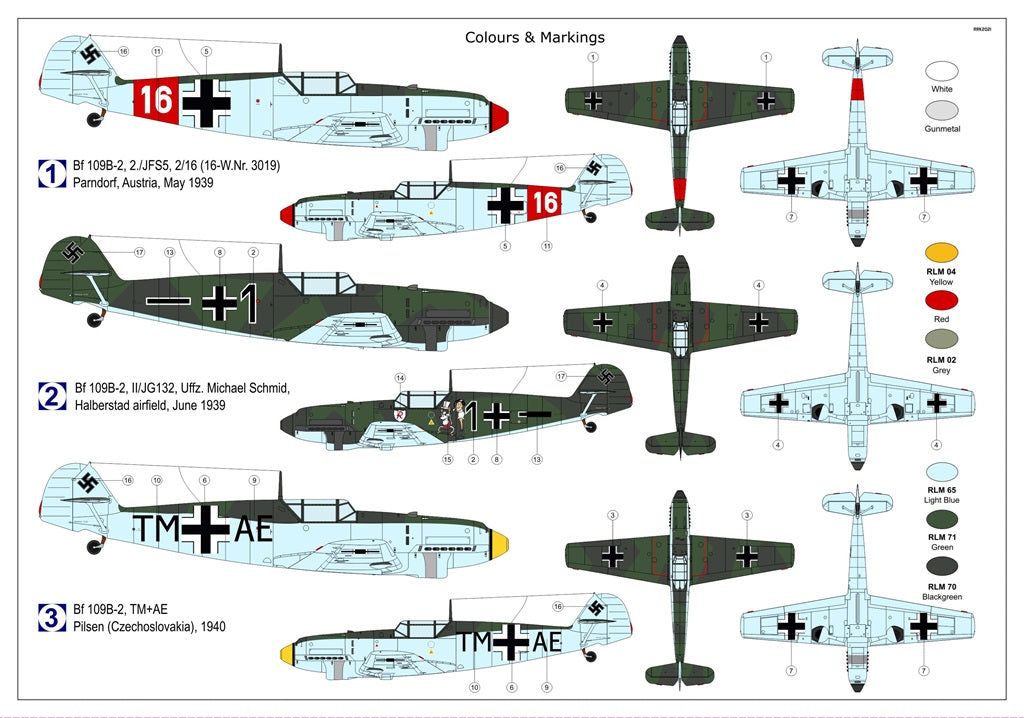 AZmodel 1/72 Messerschmitt Bf 109B "Berta" Freedom's Edge (AZ 7888) — New — image 2 of 2