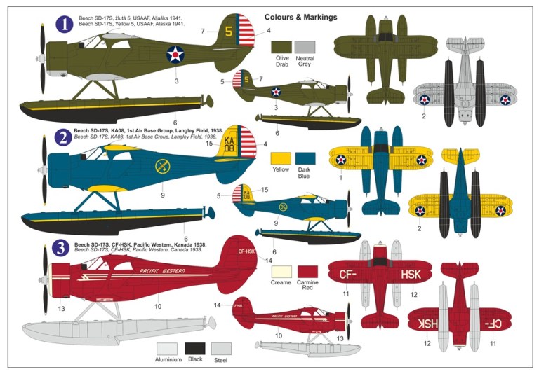 AZmodel 1/72 Beech SD-17S "Staggerwing" (AZ7891)