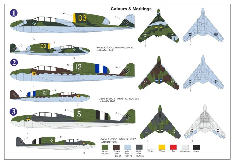 AZmodel 1/72 Gotha P.60C-5 Luftwaffe 46 (AZ 7893)