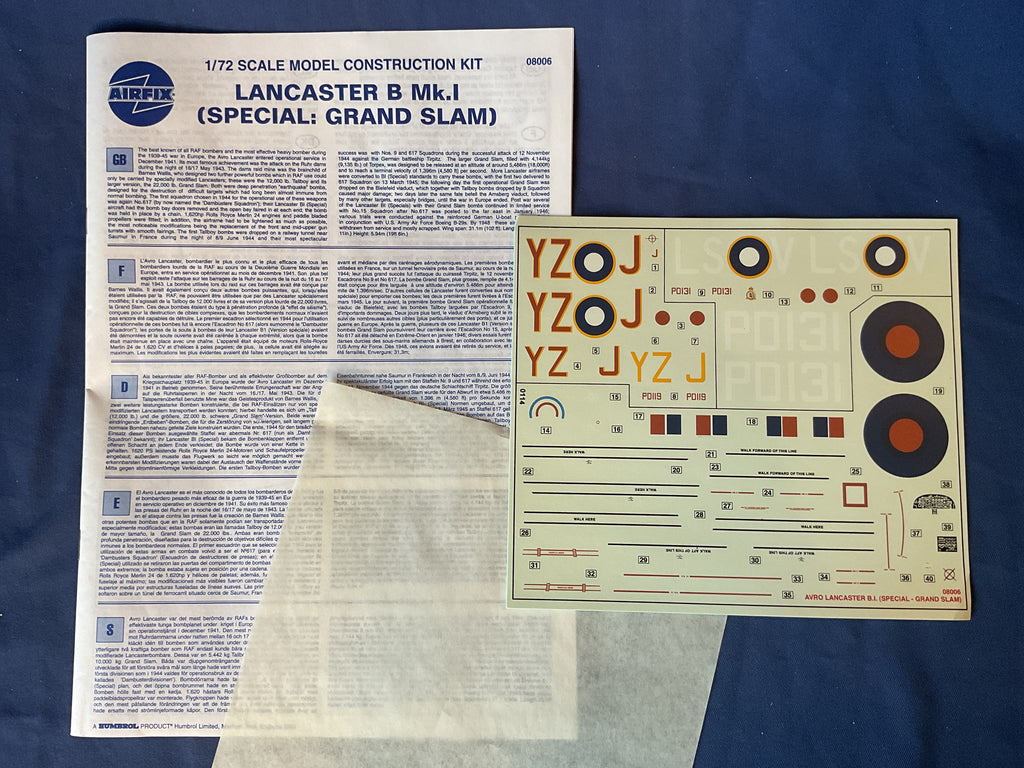 Airfix 1/72 Avro Lancaster B.I Special (08006)