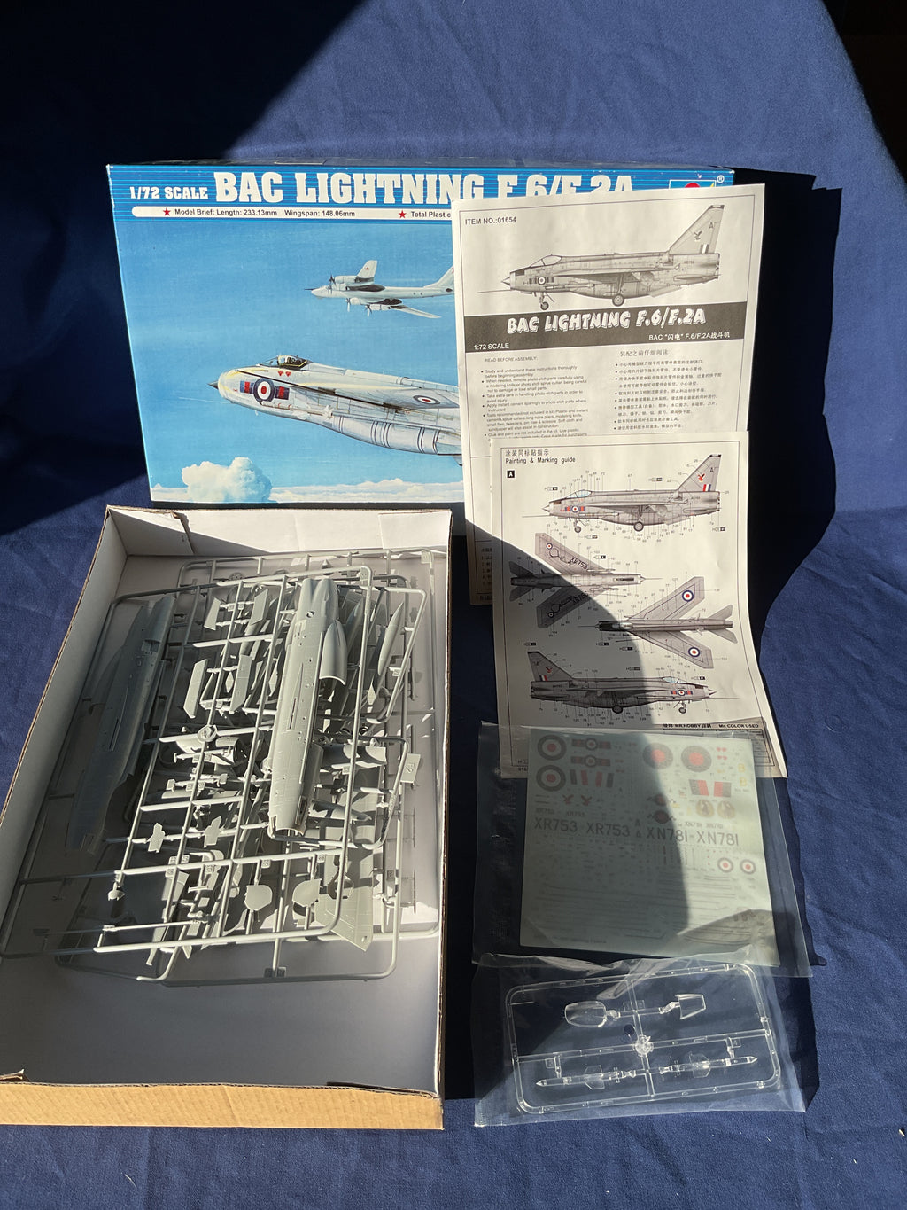 Trumpeter 1/72 BAC Lightning F.6/F.2A (01654)