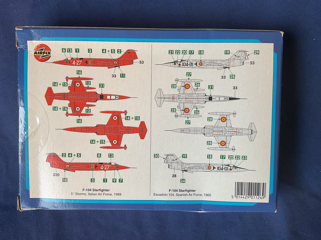 Airfix 1/144 Lockheed F-104G Starfighter (00106)