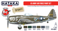 Hataka Red Line Acrylic Paint Set of 6 US Army Air Force (HTK-AS04.2)