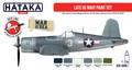 Hataka Red Line Acrylic Paint Set of 6 Late US Navy (HTK-AS05.2)