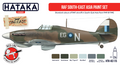 Hataka Red Line Acrylic Paint Set of 6 RAF South-East Asia (HTK-AS115)