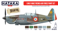 Hataka Red Line Acrylic Paint Set of 6 Early WW2 French Air Force (HTK-AS16)