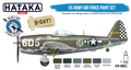 Hataka Blue Line Acrylic Paint Set of 6 US Army Air Force (HTK-BS04.2)