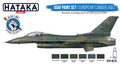 Hataka Blue Line Acrylic Paint Set of 6 USAF (“European” Camouflage) (HTK-BS10)