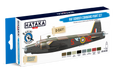 Hataka Blue Line Acrylic Paint Set of 8 Paints RAF Bomber Command (HTK-BS102)