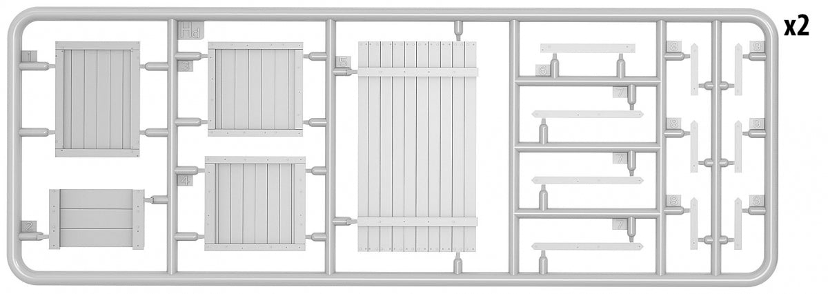 MiniArt 1/35 Wooden Boxes and Crates (WW2 and modern Era) (35581)