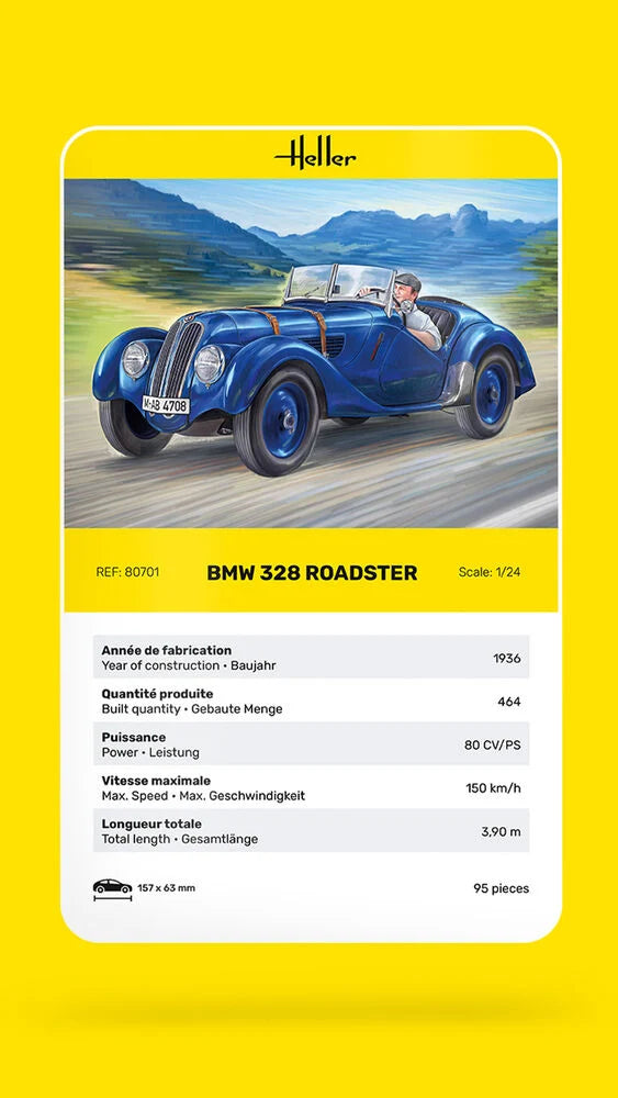 Heller 1/24 BMW 328 Roadster (80701)