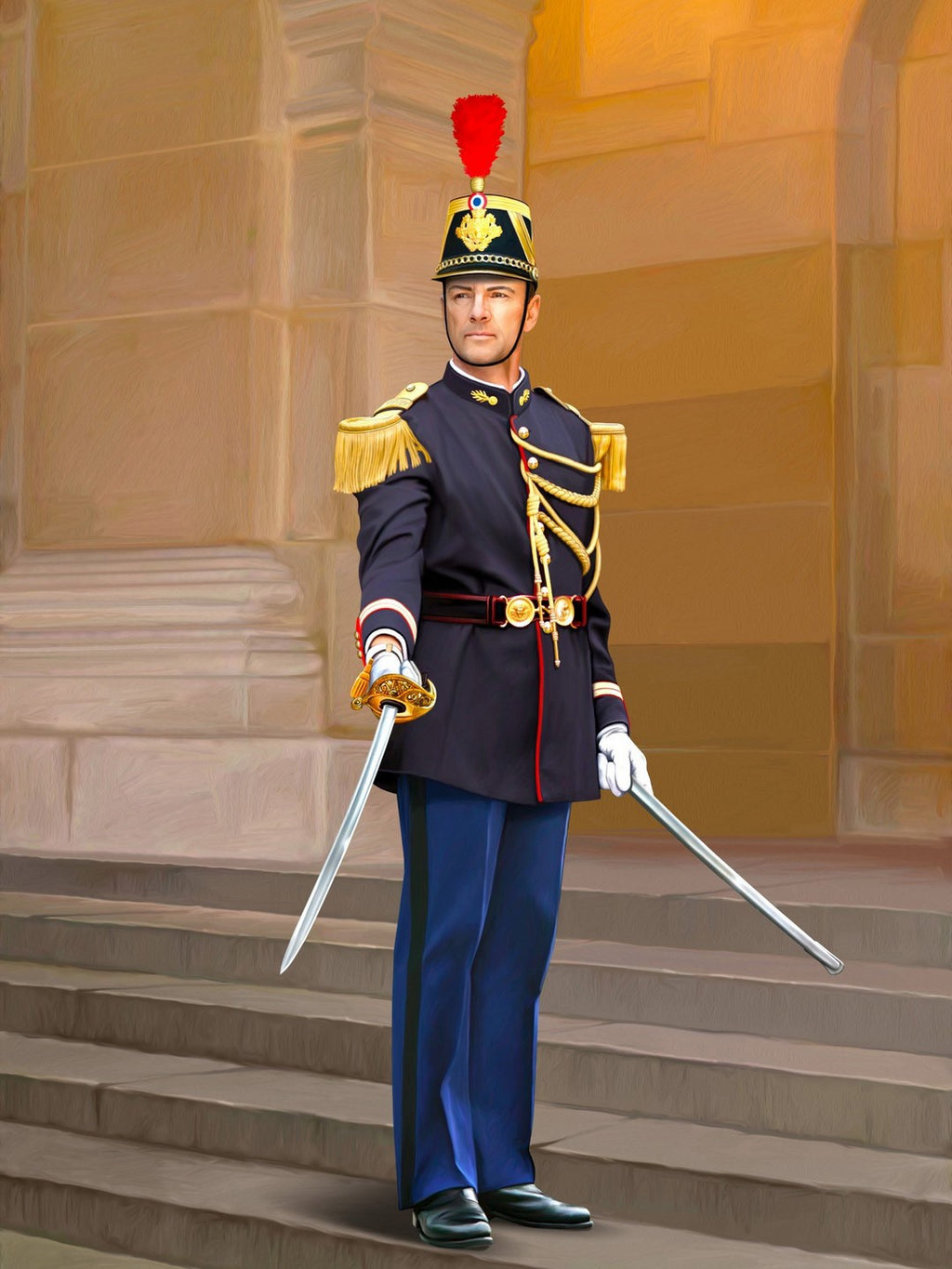 ICM 1/16 World's Guards French Republican Guard Officer (16004)