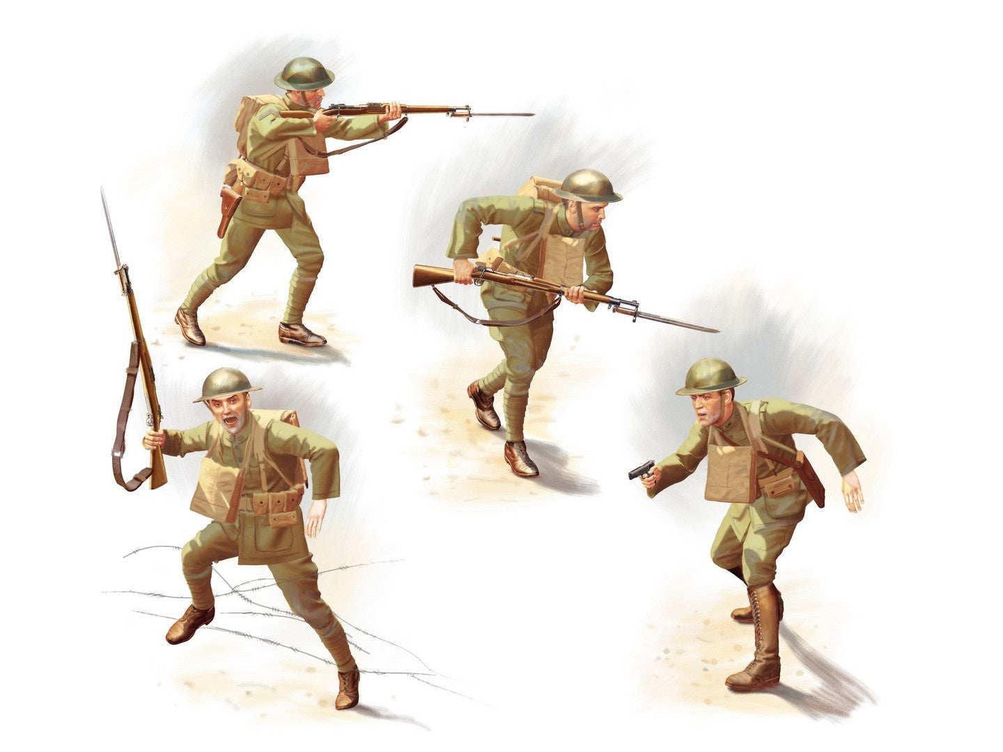 ICM 1/35 WWI US Infantry (1918) (35693)