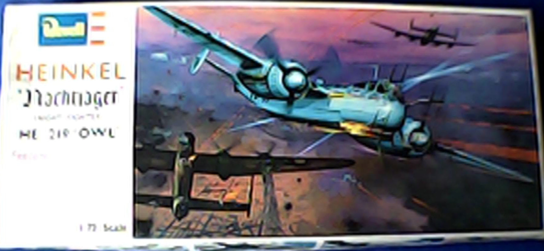 Revell 1/72 Heinkel He 219 Owl Dreaded Radar-Equipped World War II Night Fighter! (H-112)