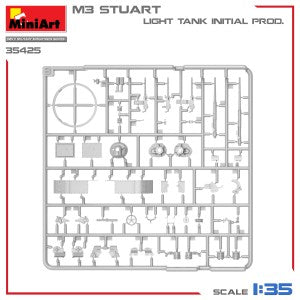 MiniArt 1/35 M3 Stuart Light Tank. Initial Prod. (35425)