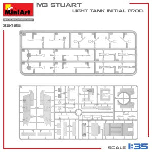 MiniArt 1/35 M3 Stuart Light Tank. Initial Prod. (35425)