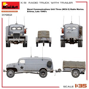 MiniArt 1/35 K-51 Radio Truck with Trailer (37062)