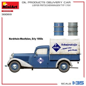 MiniArt 1/35 Liefer Pritschenwagen Typ 170V Oil Products Delivery Car (38069)