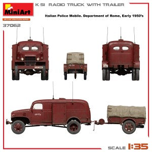 MiniArt 1/35 K-51 Radio Truck with Trailer (37062)