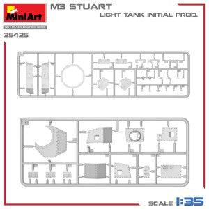 MiniArt 1/35 M3 Stuart Light Tank. Initial Prod. (35425)