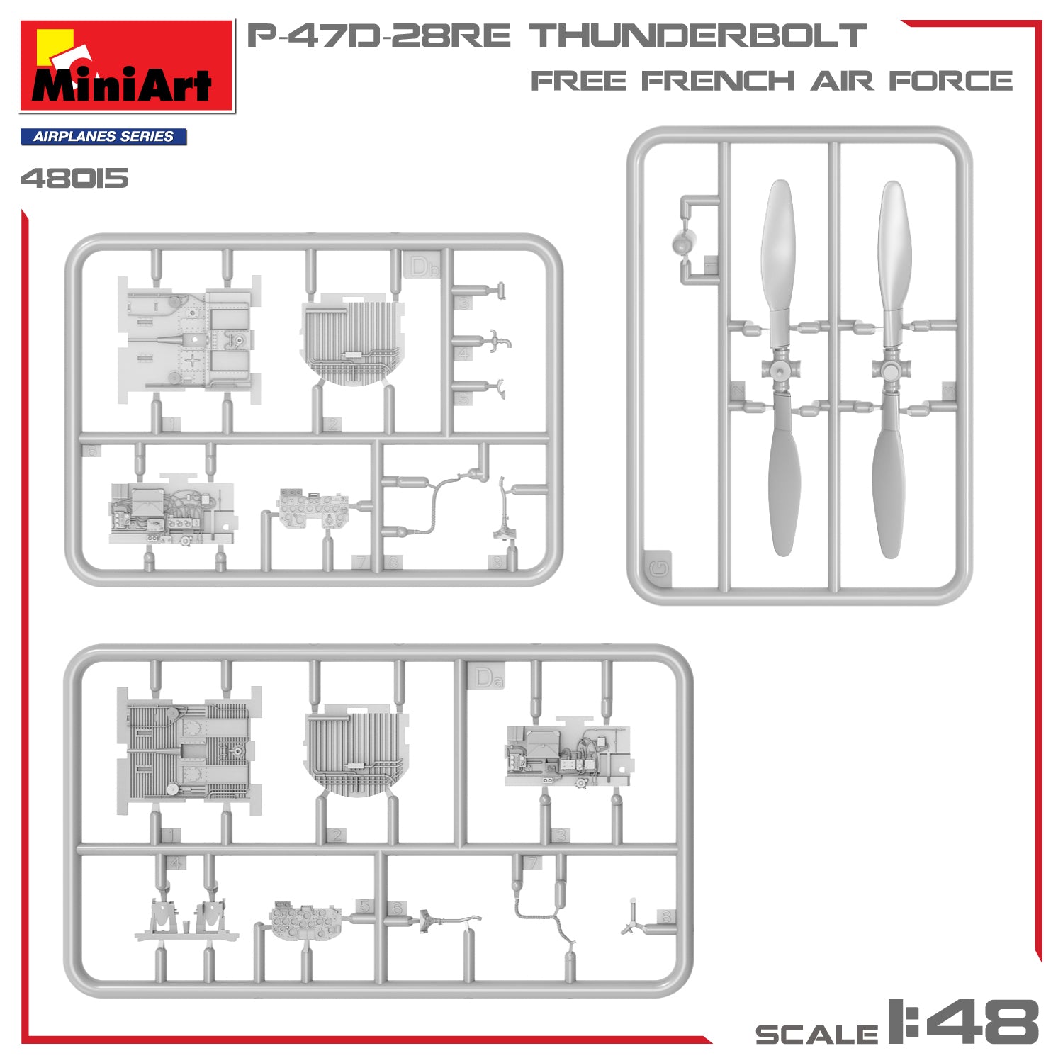MiniArt 1/48 P-47D-28RE Thunderbolt (48015)