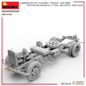 MiniArt 1/35 German 3t Cargo Truck 3,6-36S. Pritsche-Normal-Type. Military Service (35442)