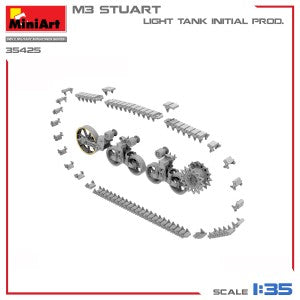 MiniArt 1/35 M3 Stuart Light Tank. Initial Prod. (35425)