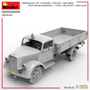 MiniArt 1/35 German 3t Cargo Truck 3,6-36S. Pritsche-Normal-Type. Military Service (35442)