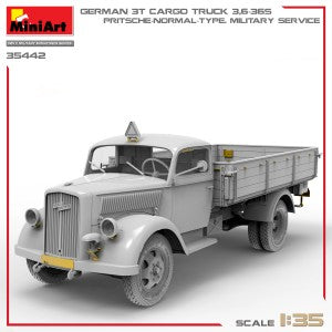 MiniArt 1/35 German 3t Cargo Truck 3,6-36S. Pritsche-Normal-Type. Military Service (35442)