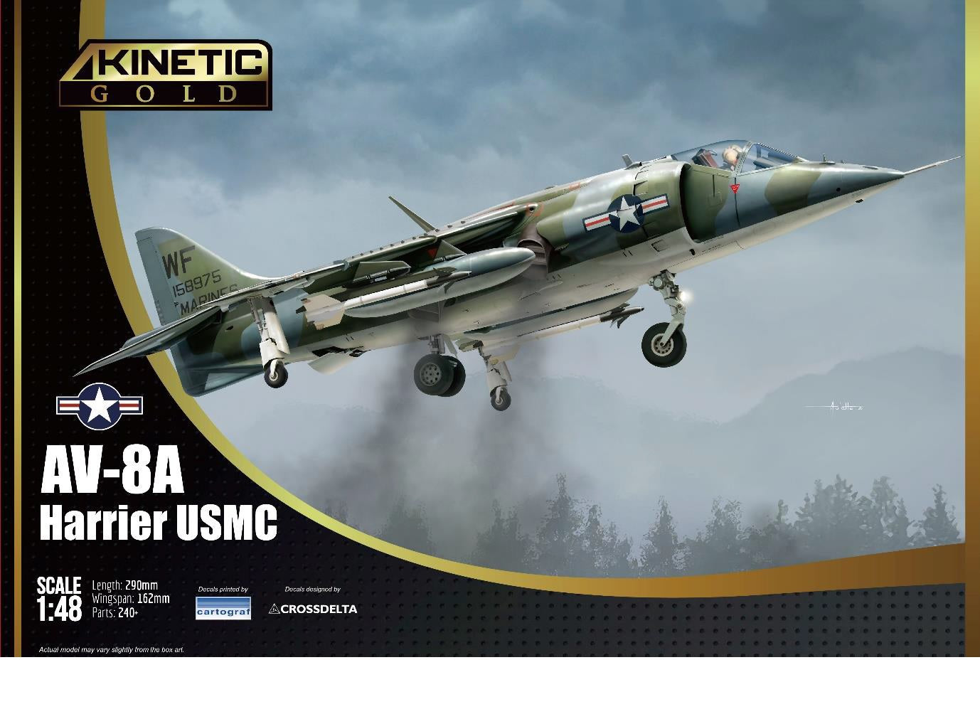 Kinetic 1/48 AV-8A Harrier USMC (K48072)