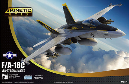 Kinetic 1/48 F/A-18C VFA-27 Royal Maces (K48114)