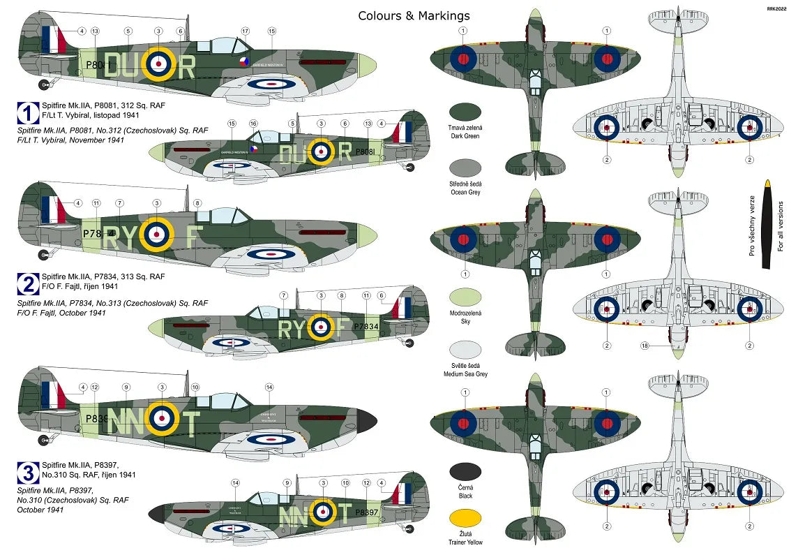 KP MODELS 1/72 Supermarine Spitfire Mk.IIa "Far from the Home" (KPM0304)