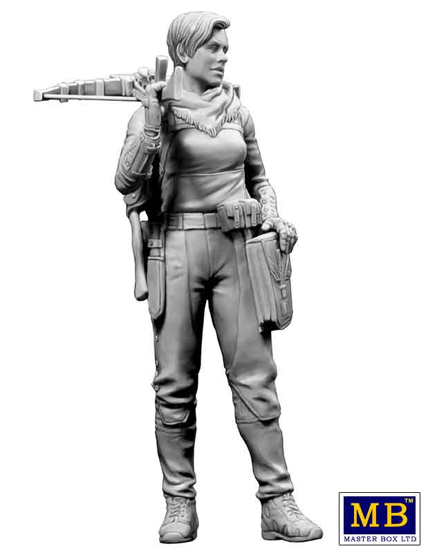 Master Box Ltd 1/24 Pоst-apocalyptic series. The Last Bridge. Kit No. 1. Sabrina (MB24073)