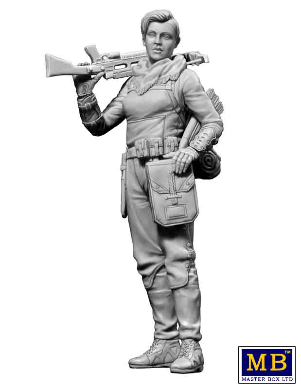 Master Box Ltd 1/24 Pоst-apocalyptic series. The Last Bridge. Kit No. 1. Sabrina (MB24073)