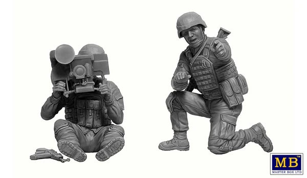Master Box Ltd 1/35 Russian-Ukrainian War series, kit № 6 Javelin. The Ukrainian Anti-Tank Crew (MB35229)