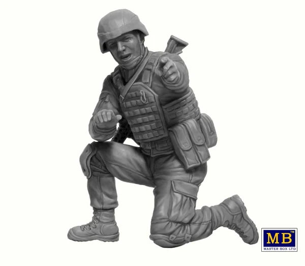 Master Box Ltd 1/35 Russian-Ukrainian War series, kit № 6 Javelin. The Ukrainian Anti-Tank Crew (MB35229)