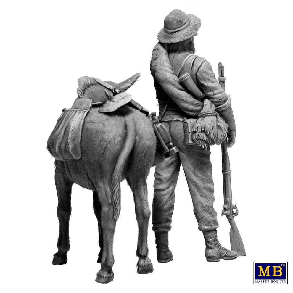 Master Box Ltd 1/35 The Wild West. Gold Fever Series Kit No 1 Gold-digger (MB35233)