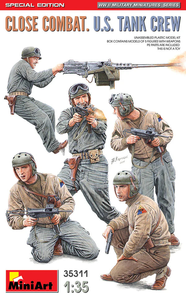 MiniArt 1/35 Close Combat U.S. Tank Crew Special Edition (35311)