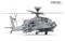 Meng 1/35 AH-64D Saraf Heavy Attack Helicopter (Israeli Air Force) (QS-005)
